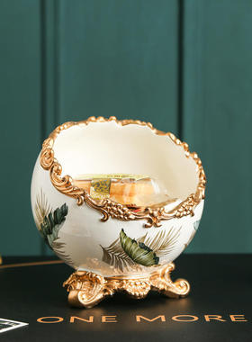 钥匙收纳摆件桌面垃圾桶客厅零食果盘门口鞋柜礼物手工乔迁礼物