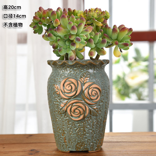 陶瓷欧式个性清新多肉花盆