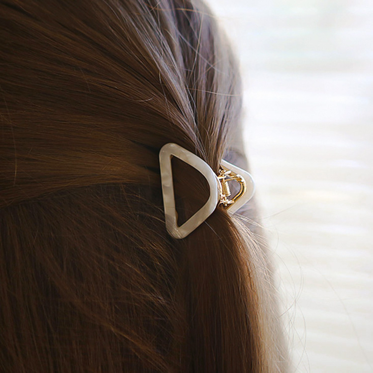 韩国小发夹精致镂空三角头饰