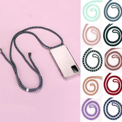 Strap Cord Chain Phone Case For Samsung Galaxy S21 S22Ultra适用三星s23+手机壳s20fe a52 a72 a70 a50绳