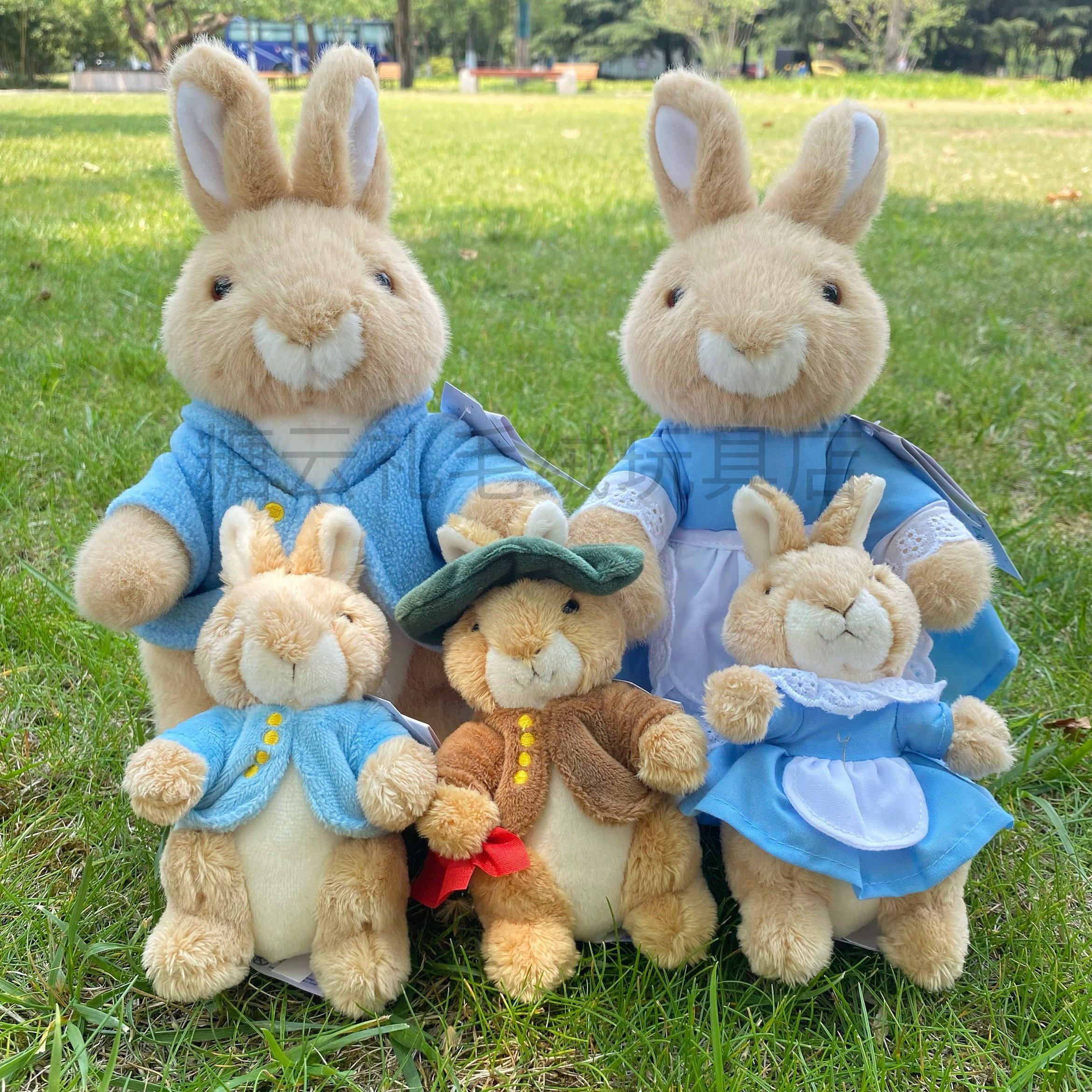 英国正版彼得兔夫人本杰明毛绒公仔挂件钥匙扣PeterRabbit送孩子