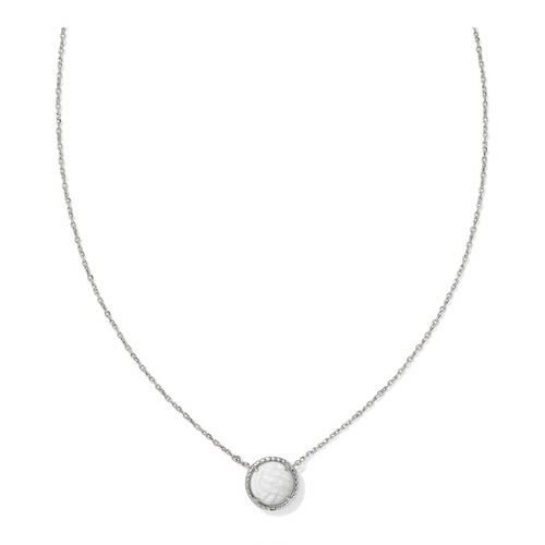 代购Kendra Scott女士项链优雅简约精致时尚圆形吊坠贝壳材质