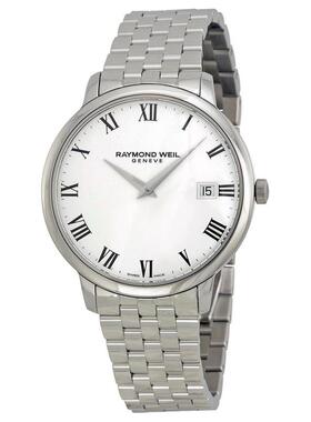 代购Raymond weil雷蒙威男士腕表日期夜光计时防刮钢带金属防水