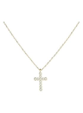 代购Kendra Scott女士十字架项链优雅简约精致闪耀14K镀金