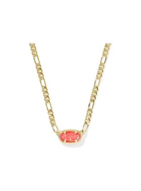 代购Kendra Scott女士项链优雅精致简约时尚金色链条椭圆形吊坠