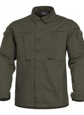 代购PENTAGON男士户外衬衫防水耐用快干战术外套长袖立领