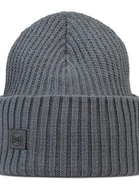 代购Buff男士帽子保暖吸湿灰色针织冬季户外毛线帽爆款休闲