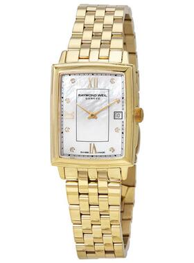 代购Raymond weil雷蒙威女士腕表日期夜光计时防刮金属钢带防水