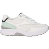 缓震灵活支撑足弓休闲运动鞋 代购 谊嘉宝女士跑步鞋 白色网面材质