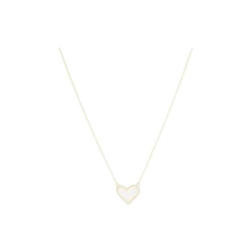 代购Kendra Scott女士项链简约优雅精致柔美心形吊坠石质中心