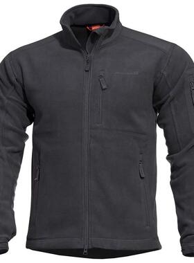 代购PENTAGON男士抓绒衣防风透气保暖软壳衣立领长袖户外夹克