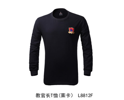 日久TBM夏季作训户外教官圆领T恤吸汗速干休闲运动长袖体能训练服
