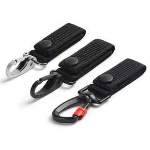 户外魔术贴钥匙挂扣5cm腰带金属挂钩登山挂勾旅行帽子手套挂钩