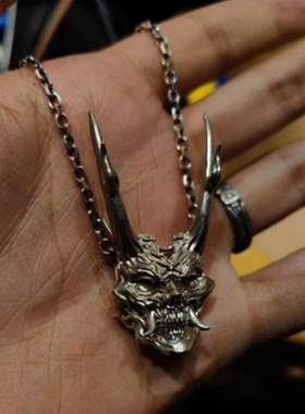 <夜叉王>面具吊坠项链