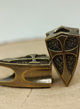 圣洁十字盾刀坠EDC伞绳坠推牌坠