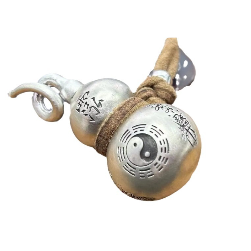 道家天师葫芦阴阳太极八卦阵福禄吊坠项链国潮复古转运车载挂件款