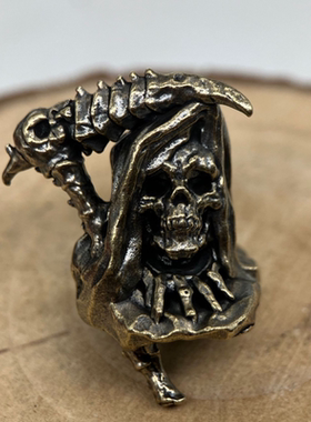 镰刀死神刀坠EDC伞绳坠推牌