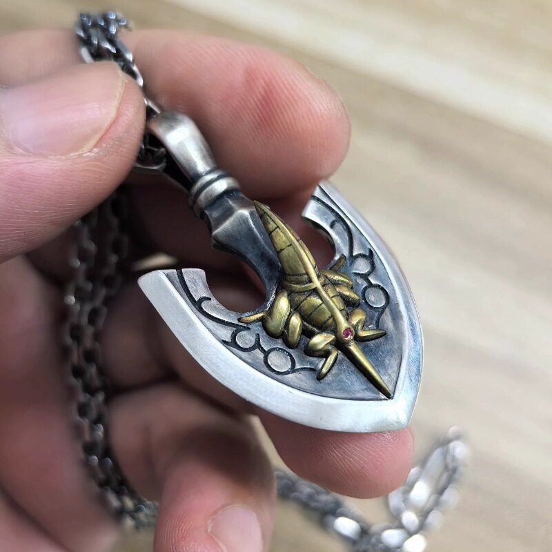新款泰银奇妙冒险虫箭吊坠复古替身觉醒箭头动漫周边男士项链配饰