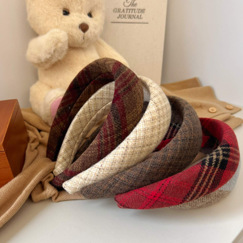 新款秋冬美拉德高级毛呢格子发箍女洗脸头箍气质ins风百搭发箍款,饰品/流行首饰/时尚饰品新,发饰,淘宝优惠券,粉丝福利购,淘宝优惠卷