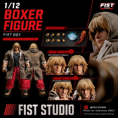 预定定金  FIST TOYS BOXER肯1/12可动人偶FIST-001