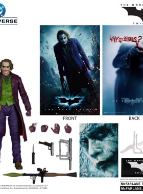 现货麦克法兰 豪华版 黑暗骑士崛起 小丑 希斯莱杰 DC 正版 7寸