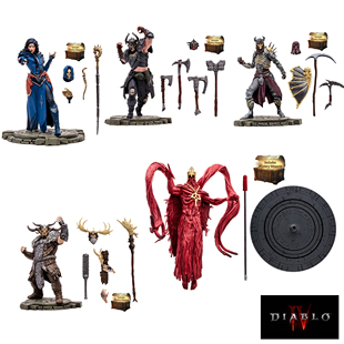 暴雪暗黑破坏神4麦克法兰野蛮人死灵法师德鲁伊野蛮人手办雕像