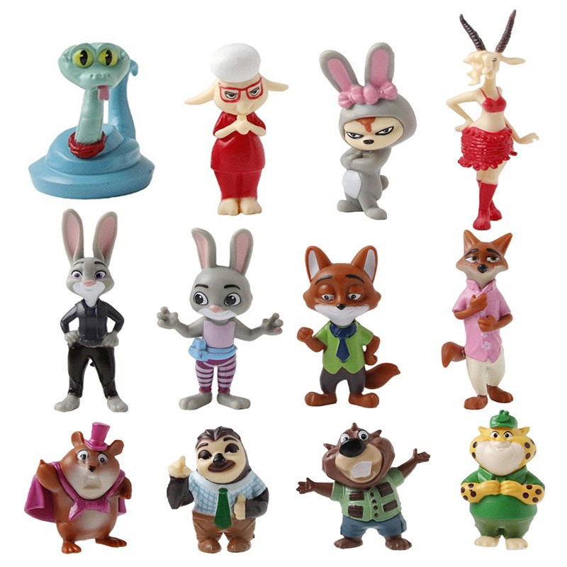 疯狂动物城2电影同款手办摆件