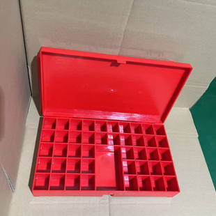 射线探伤铅字盒无损检测塑料收纳数字母整理专用红橙色NDT工业