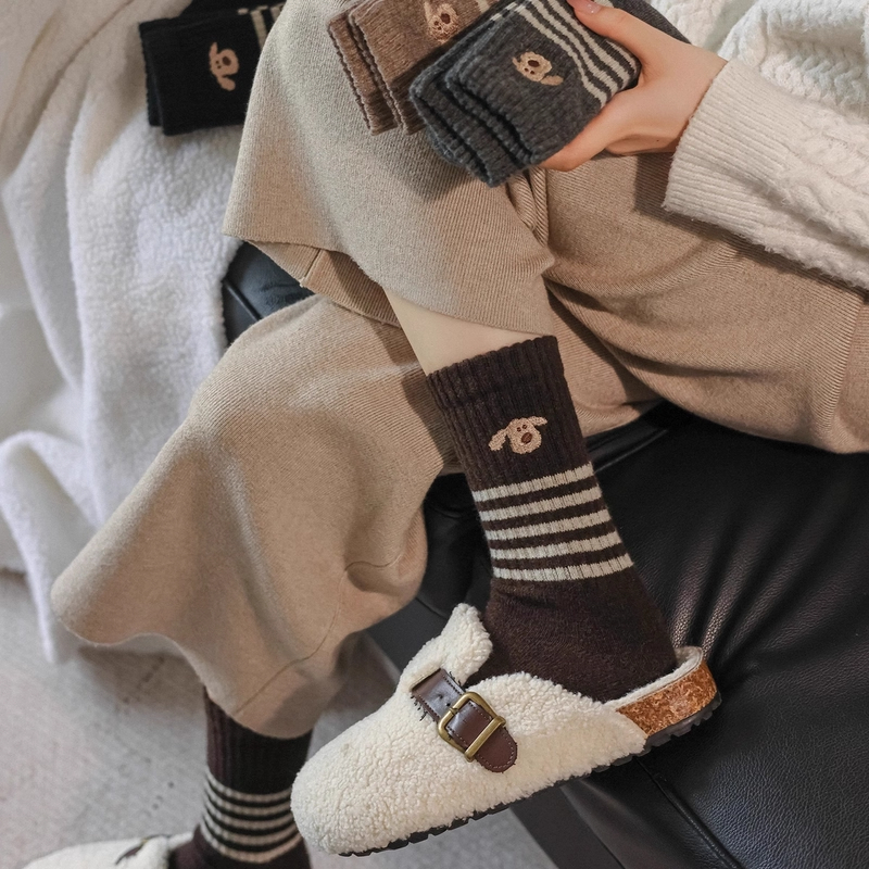 【冬季新品】袜子女长袜加厚保暖