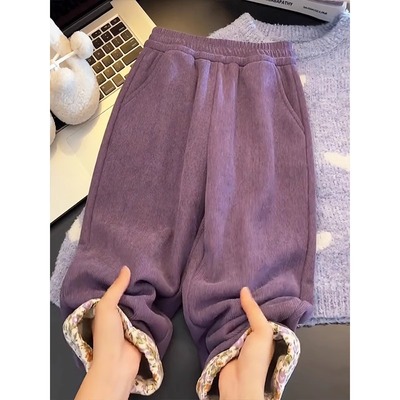 辰辰妈推荐高品质女孩灯芯绒裤子
