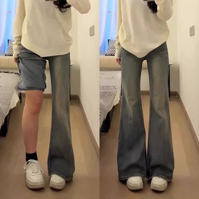 高品质女童洋气休闲弹力牛仔裤