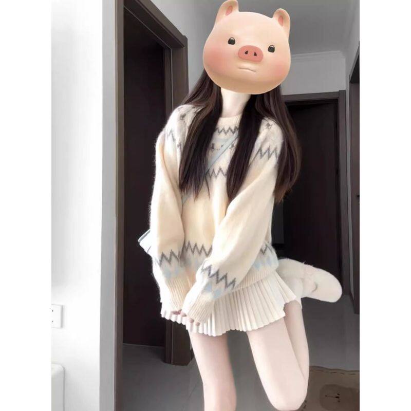 女童秋冬费尔岛毛衣2025新款洋气女大童儿童针织衫冬季加厚打底衫,童装/婴儿装/亲子装,毛衣/针织衫,淘宝优惠券,粉丝福利购,淘宝优惠卷