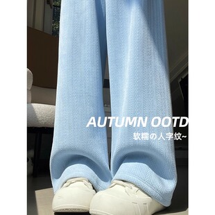 女童秋冬装裤子2025新款冬季女大童初中生外穿长裤儿童加绒阔腿裤