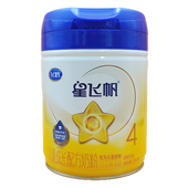 正品 750克罐装 新日期 6岁 飞鹤星飞帆4段儿童成长配方牛奶粉3