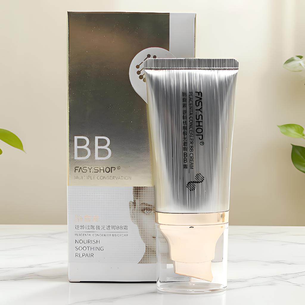胎盘素遮瑕BB霜持久保湿提亮肤色