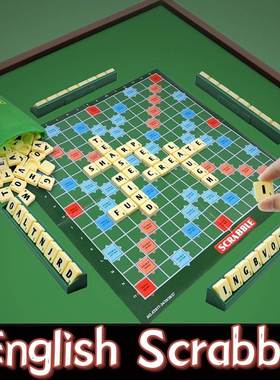 English Scrabble Educational toy Intellectual development