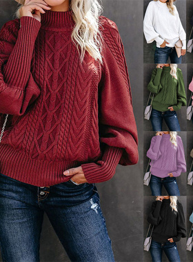 2023 winter sweater women ladies casual wool warm knit tops