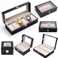 Watch Jewelry Display Storage Holder Case Grids Box Gift