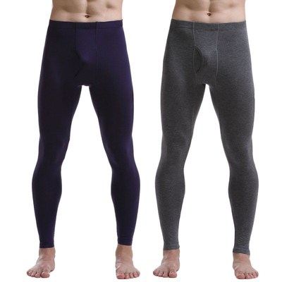 men Modal winter thermal long johns pants man warm trousers