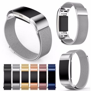 Milanese Stainless Steel Wrist Watch Band Fitbit Charge2表带