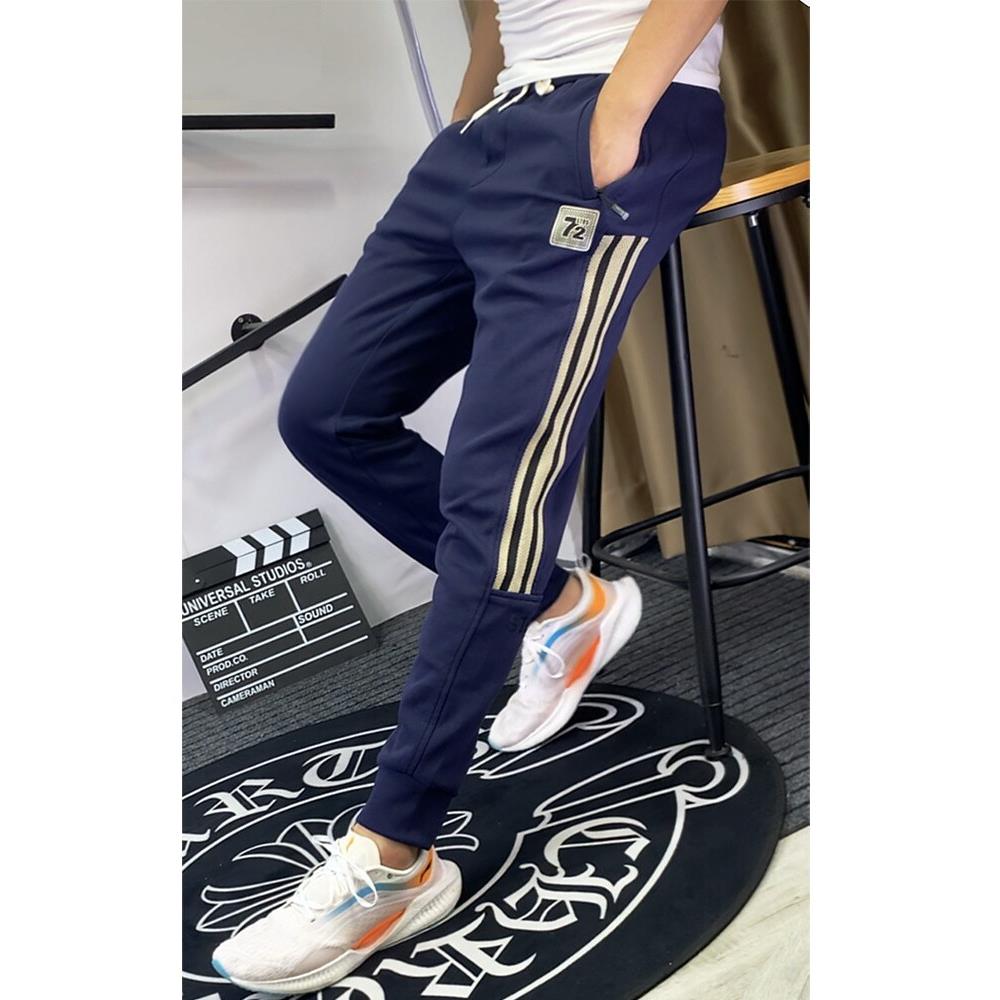 网红同款休闲裤男春季卫裤韩版潮流修身小脚运动裤弹力束脚哈伦裤