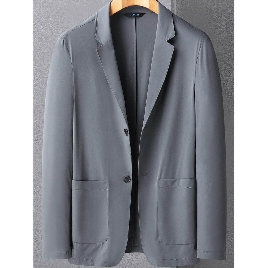 高档夏季薄款防晒西服男上衣冰丝春夏休闲小西装单西外套单件超薄