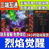 烈焰觉醒手游无限GM后台道具内部号折扣礼包免费版 安卓苹果鸿蒙