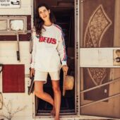 DEUS欧美复古长袖 越野摩托车服透气速干赛车服摩旅速降服男女通用