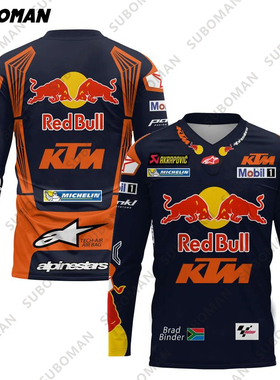 2024新款KTM越野套装红牛骑行服THOR越野摩托车山地速降服赛车服
