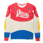 透气越野摩托车服机车骑行服速干衣T恤短袖 DEUS新款 欧美复古长袖