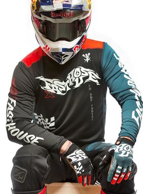 Fasthouse新复古越野赛道骑行服防晒衣机车服摩托车拉力服骑士衣