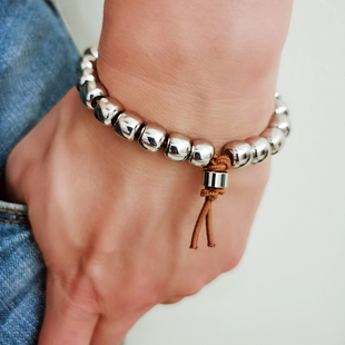 牛仔 原创设计钛钢手链男士百搭朋克不掉色饰品轻奢小众冷门手串