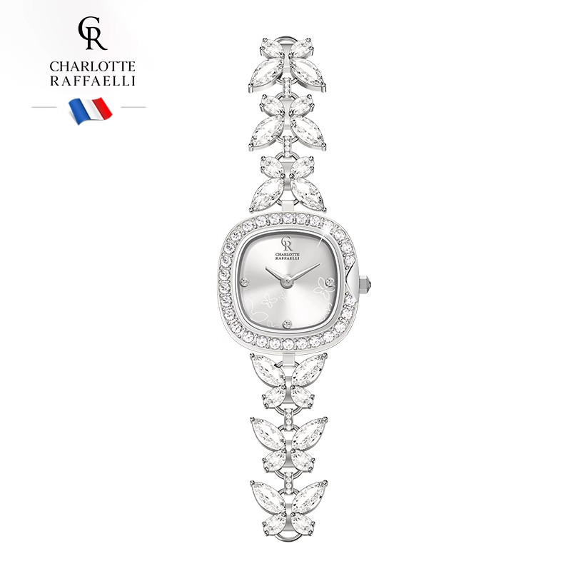 CR夏洛特 小蝴蝶手表女款轻奢高级感小众满钻腕表送女友生日礼物