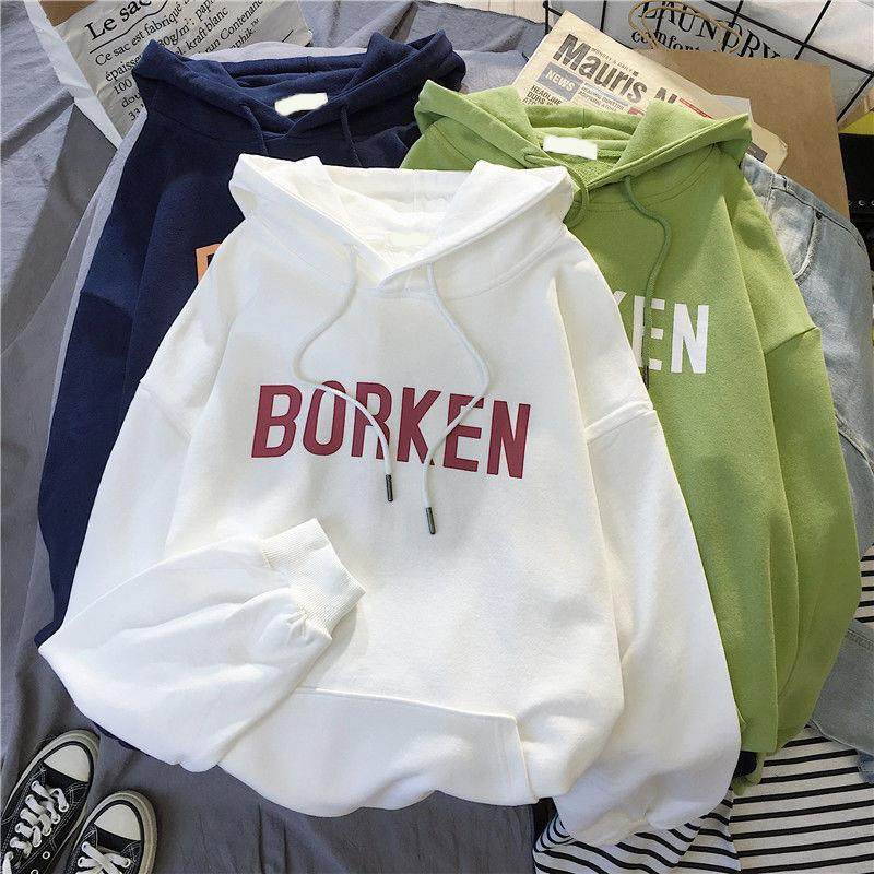 卫衣女ins超火新款秋冬长袖韩版宽松学生冬季加绒连帽上衣外套潮